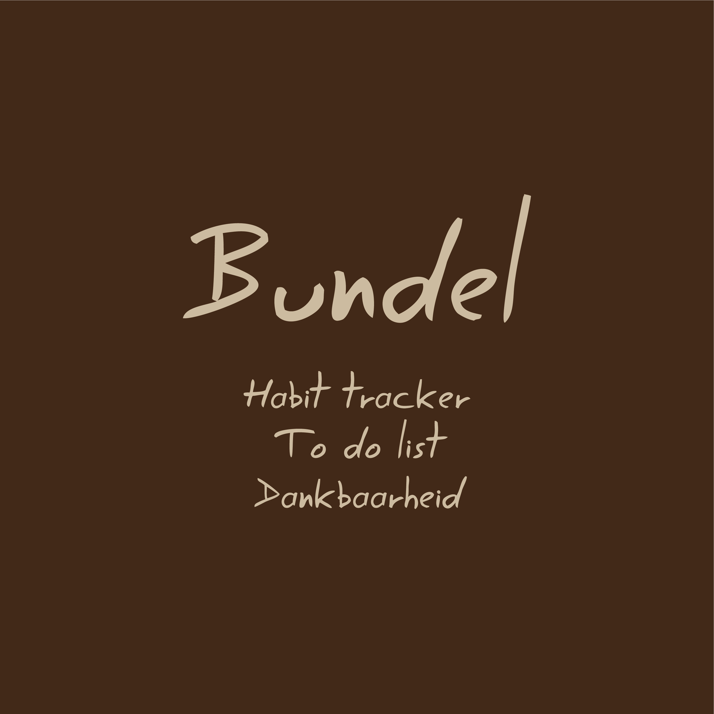 Daily Notes Bundel: dankbaarheid, to-do-list, habit tracker
