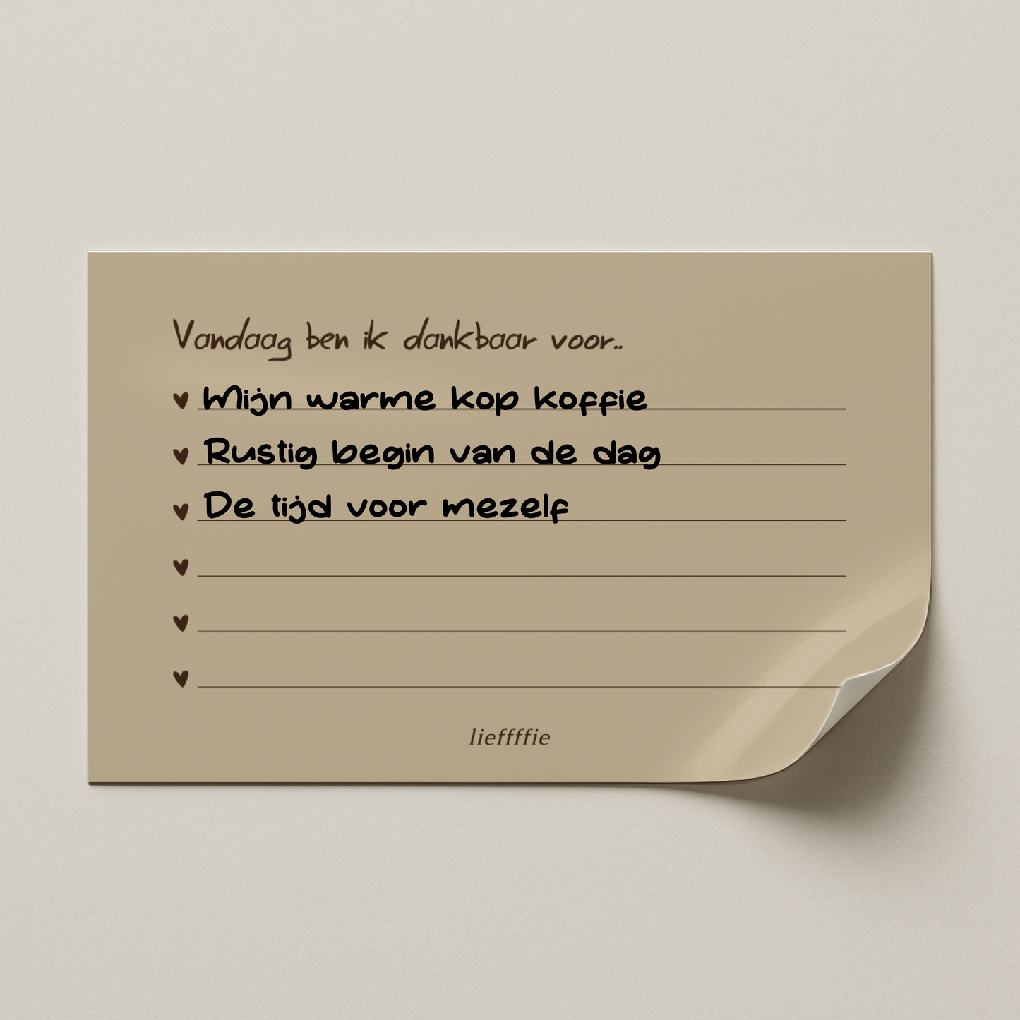 Daily Note: Dankbaarheid