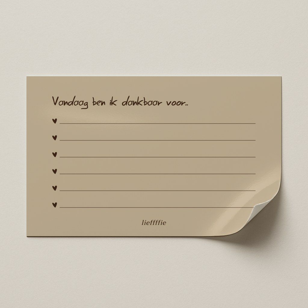 Daily Note: Dankbaarheid