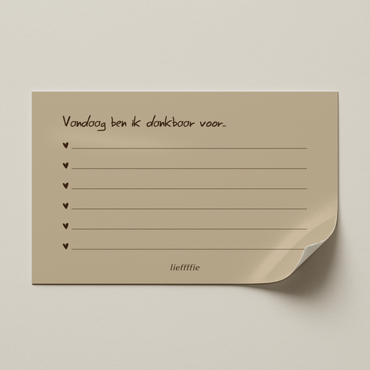 Daily Note: Dankbaarheid