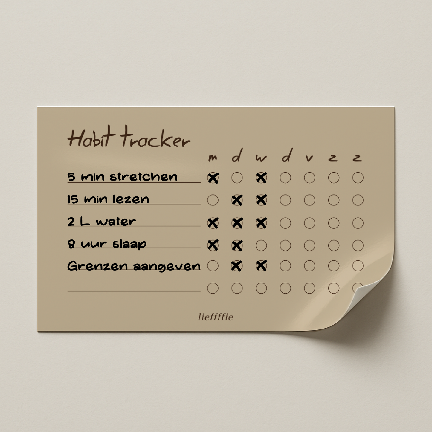 Daily Note: Habit Tracker