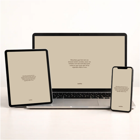 Worden wie je altijd al was -  Daily Backgrounds Set